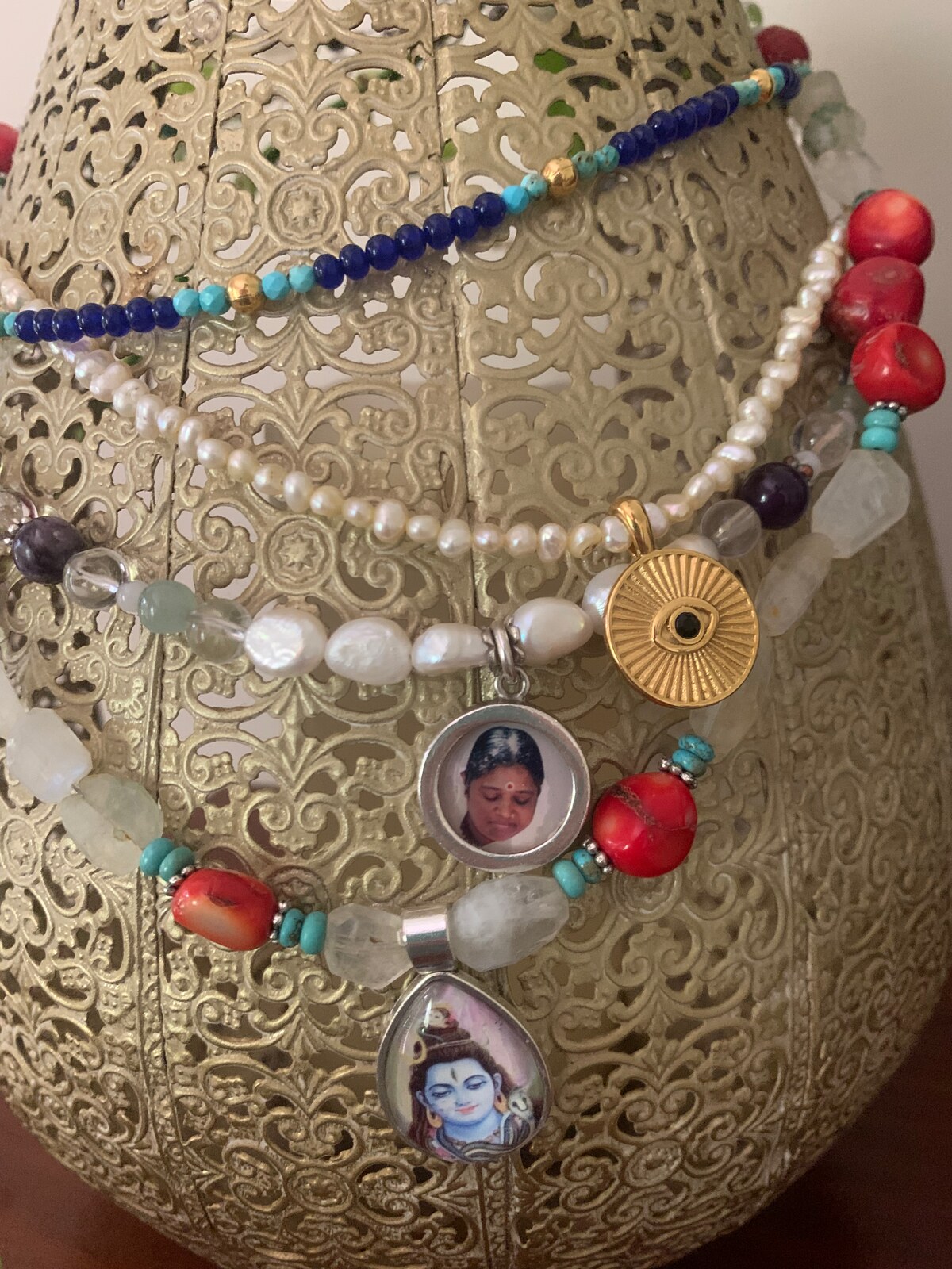 Custom Vedic gemstone jewellery piece